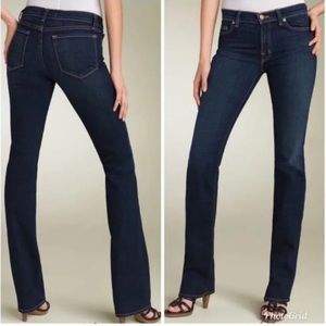 NEW! J Brand Dark Blue Straight leg Mid Rise Premium Denim Jeans